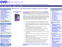 Tablet Screenshot of dvd-burner.ca